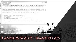 Gandcrab Ransomware V5  Demonstration [upl. by Miller]