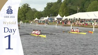 Tideway Scullers Sch v Mercantile RC AUS  Wyfold  Henley 2024 Day 1 [upl. by Helbonnah]