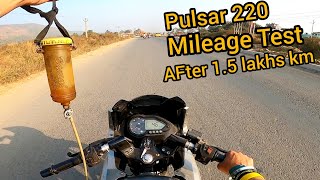 Pulsar 220f Mileage Test  Unbelievable  With Proof  Bajaj [upl. by Mommy]