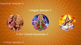 Devi Kavacham  Argala Stotram  Kilak Stotram  Devi Saptashati  Sanskrit with English Subtitles [upl. by Saxena]