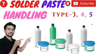 Solder Paste Handling Solder Paste Types How to Store Solder Paste [upl. by Merkley]