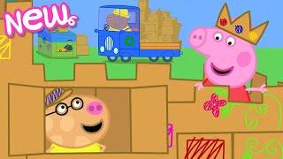 Peppa Pig Tales 🏰 Building A Cardboard Castle 🖍️ BRAND NEW Peppa Pig Episodes [upl. by Rew]