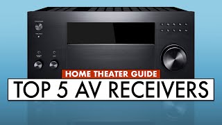 TOP 5 Surround Sound Receivers Receivers for MUSIC and MOVIES 2021 [upl. by Alrak501]