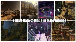 Halo Infinite  7 NEW Halo 2 Remake Maps Classic Playlist [upl. by Blanc508]