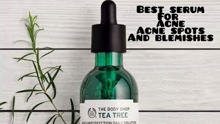 the body shop tea tree antiimperfection daily solution review [upl. by Bradman]