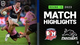 NRL 2023  Sydney Roosters v Penrith Panthers  Match Highlights [upl. by Nofets]