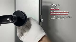 IISDOO NEW SMART DOOR LOCK INSTALLATION VIDEO [upl. by Karia]