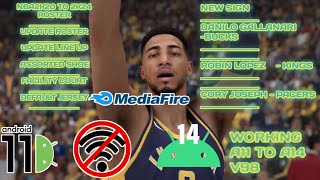 NBA2K20 TO 2K24 ROSTER DIRECT INSTALL NO NEED F1VM WORK A11 TO 14 [upl. by Katusha]