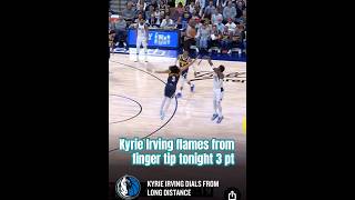 Kyrie Irving putting on a 3 pointer clinic last night kyrieirving  Dallasmavs [upl. by Alludba]