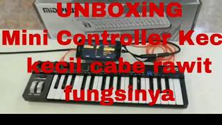 Unboxing amp Review Midi Plus Mini Controller 32keys midicontroller [upl. by Edlun638]