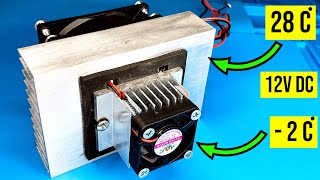 how to make peltier air conditioner peltier module [upl. by Erma32]