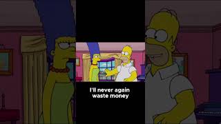 Homers Tipping Addiction Revealed simpsoncartoon funny thesimpsons [upl. by Novyaj350]