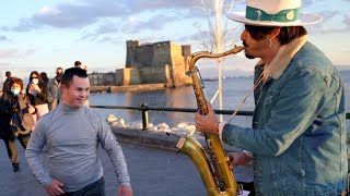 Levitating  Dua Lipa  STREET SAX PERFORMANCE [upl. by Nawad]