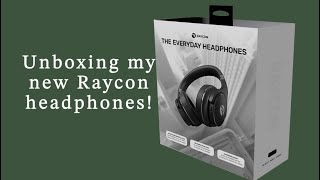 Unboxing my new Raycon headphones [upl. by Lunette]