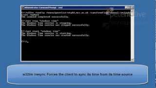 Microsoft Windows  Setting Server or Domain time from NTPmp4 [upl. by Euqinue217]