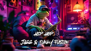 🎧🔥 Funky Vibes Hip Hop Type Beat with Jazz amp Groovy Fusion 🐸🎷 [upl. by Cadel]