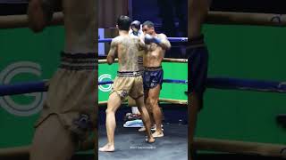 the axe attack MUAYTHAI shortsvideo muayboran muaythaiboran lbmtt muaythai viral fight sport [upl. by Htezil]