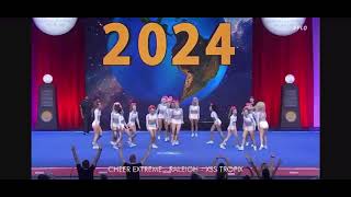 Cheer Extreme Raleigh XSS Tropix  Cheer Worlds 2024 Semis [upl. by Ajiram]