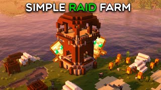 Minecraft EASY RAID FARM  SIMPLE FARM [upl. by Buzzell585]