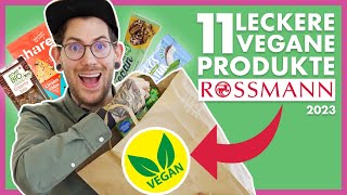 ECHT GUT Veganer Einkauf bei Rossmann 2023 [upl. by Urbani]