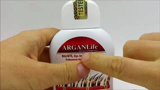 ARGAN LIFE SHAMPOO FOR HAIR LOSS UNBOXING [upl. by Shevlo763]