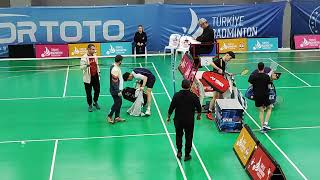 19 yaş Türkiye badminton şampiyonası karışık çiftler final maçı son seti [upl. by Elora216]