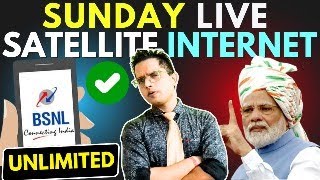 BSNL Unlimited Satellite Internet  Vi 5G Launch in Delhi technoneillive trending [upl. by Noiram]