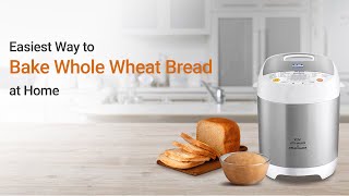 How to Make Freshly Baked Whole Wheat Bread at Home with KENT Atta amp Bread Maker [upl. by Evita]