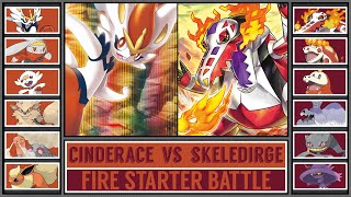 CINDERACE vs SKELEDIRGE  Fire Starter Pokémon Battle Pokémon Scarlet amp Violet [upl. by Barnie]