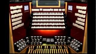 Improvisation on Lumen Christi on the Esztergom Virtual Pipe Organ  Part 33 [upl. by Nairdad]