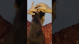 DIY Pearl Hair Accessory 🤯🦢 hairstylehairaccessories pearlchhathpuja ashortaday Pearl Hairstyle [upl. by Oiracam]