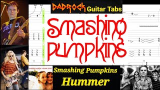 Hummer  Smashing Pumpkins  Guitar  Bass TABS Lesson [upl. by Fiann]