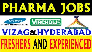 Pharma Jobs in Telugu 2023  Latest Pharma Jobs in Vizag amp Hyderabad [upl. by Nive346]