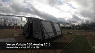 Vango Varkala 360 Awning 2016  Also Available in 280 420 and 520 [upl. by Tupler]