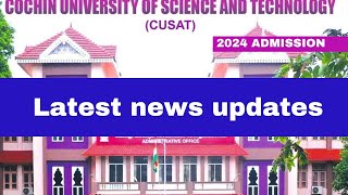 CUSAT CAT 2024 Admission Rank List previous year last rank [upl. by Stanwinn150]