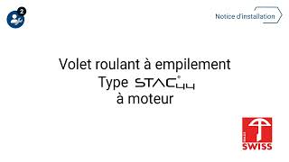 Volet roulant à empilement type Stac 44 à moteur [upl. by Tudor]