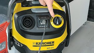 Karcher WD6 P PREMIUM Vacuum Cleaner  unbox and test [upl. by Hedva664]