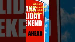 Why holidays are called Bank Holidays in England [upl. by Irvine303]