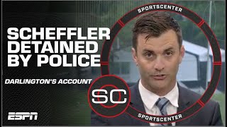 Scottie Scheffler detained by police for incident before start of PGA Championship  SportsCenter [upl. by Ileak365]