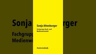 Sonja Altenburger  Spitzenkandidatin der Buch und Medienwirtschaft [upl. by Subak890]