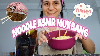 NOODLE ASMR MUKBANG  ACILI NOODLE VE KOLA EATING SOUNDS NO TALKING [upl. by Ohnuj274]