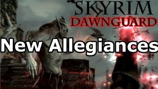 Skyrim New Allegiances Quest  Vampire Lord Dawnguard DLC [upl. by Lavicrep794]