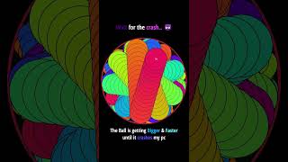 The ends gets go laggy 💀 satisfying adhd bouncingball drawing colors viral art asmr balls [upl. by Mirabella733]