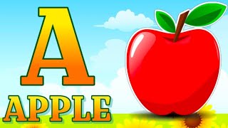 A for Apple B for Ball Alphabets  Learn to Write Alphabet  ABCD for kids learning  Kids class [upl. by Haimes]