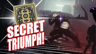 How to Unlock the SECRET HIDDEN TRIUMPH for the AQUANAUT SEAL Destiny 2 [upl. by Buckingham76]