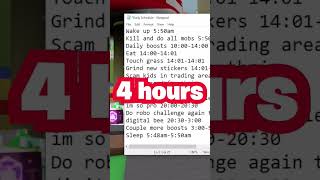 Daily schedule of a PRO player in bee swarm simulator How To Get Good Guide roblox [upl. by Hennessy]