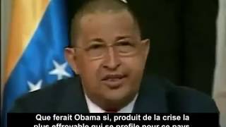 HUGO CHAVEZ lit la lettre envoyée par Kadhafi pendant lagression de la Libye par lOTAN  VOSTFR [upl. by Anwahsal]