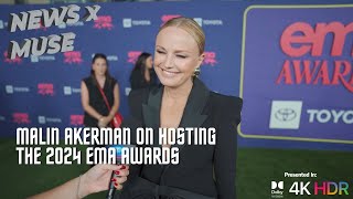 Malin Akerman On Hosting The 2024 EMA Awards [upl. by Llecrep]