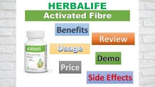 Hindi Herbalife Activated Fiber Tablets  Benefits Reviews Uses  Dosage Price Side effects [upl. by Katherina848]