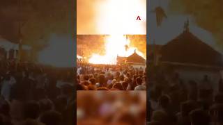 At least 150 people injured in India temple firework explosion [upl. by Arat156]